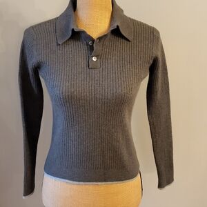 Banana Republic Vtg 90s Green Pullover Italian Merino Wool Xsmall